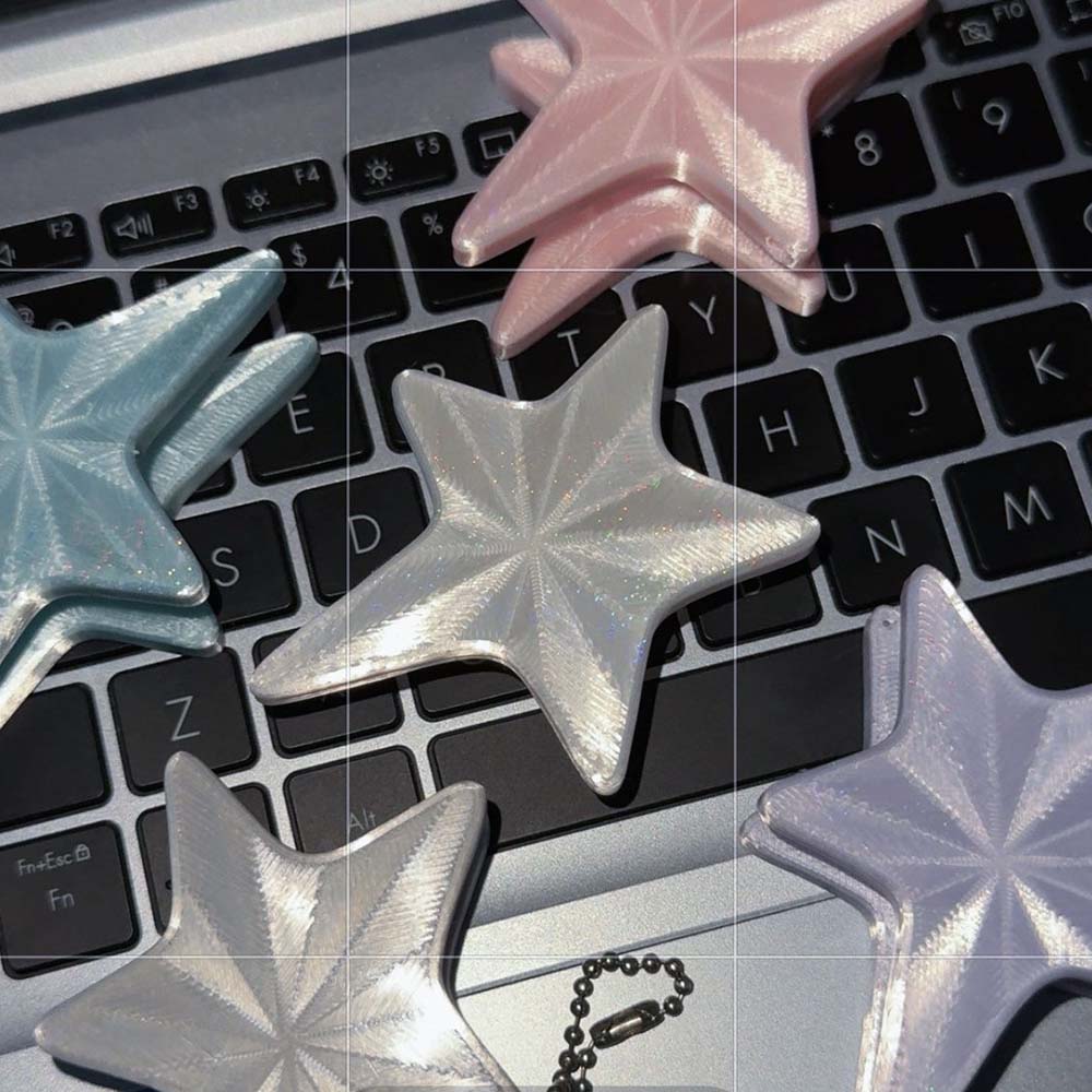 Cable Winder Keychain - 3D Star Kabelopwinder, Y2K Schattige Oordopjes