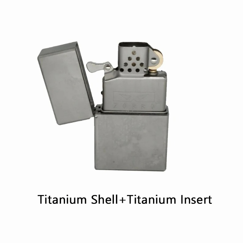 Lighter Insert Zippo - Zorro nieuwe titaniumlegering aansteker met puur