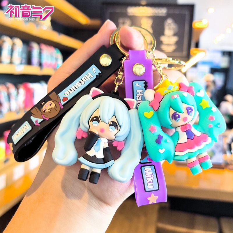 Carabiner Keychain - Hatsune Miku sleutelhanger cartoon schattig en
