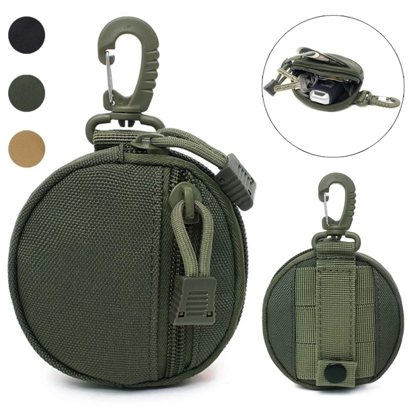 Edc Carry Belt Pouch - Multifunctionele outdoor heuptas, tactische nylon mini-sleutelhangertas