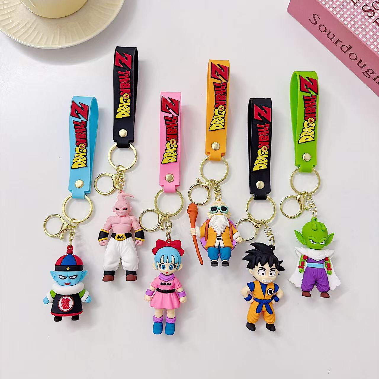 Carabiner Keychain - 1/6pcs Dragon Ball Anime Sleutelhanger Cartoon