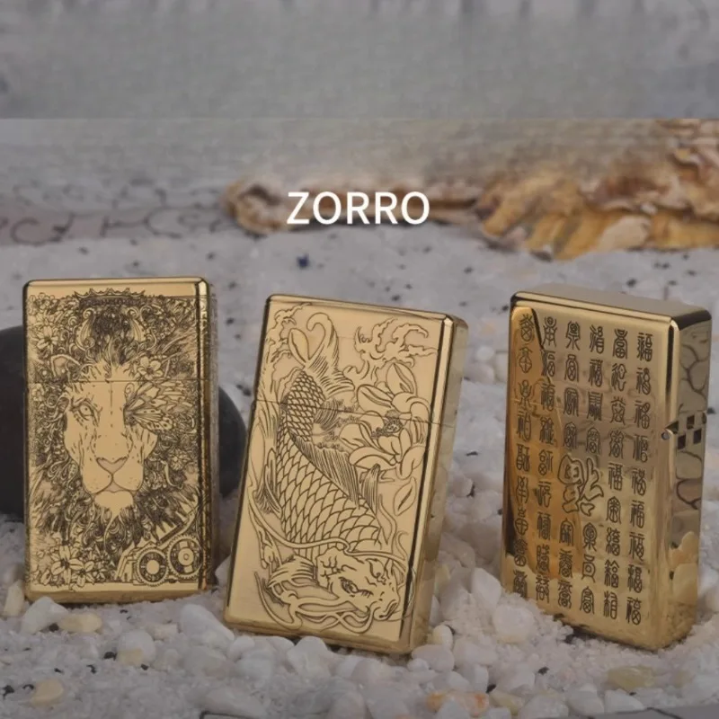 Lighter Insert Zippo - ZORRO Kleine Zware Armor 538 Messing