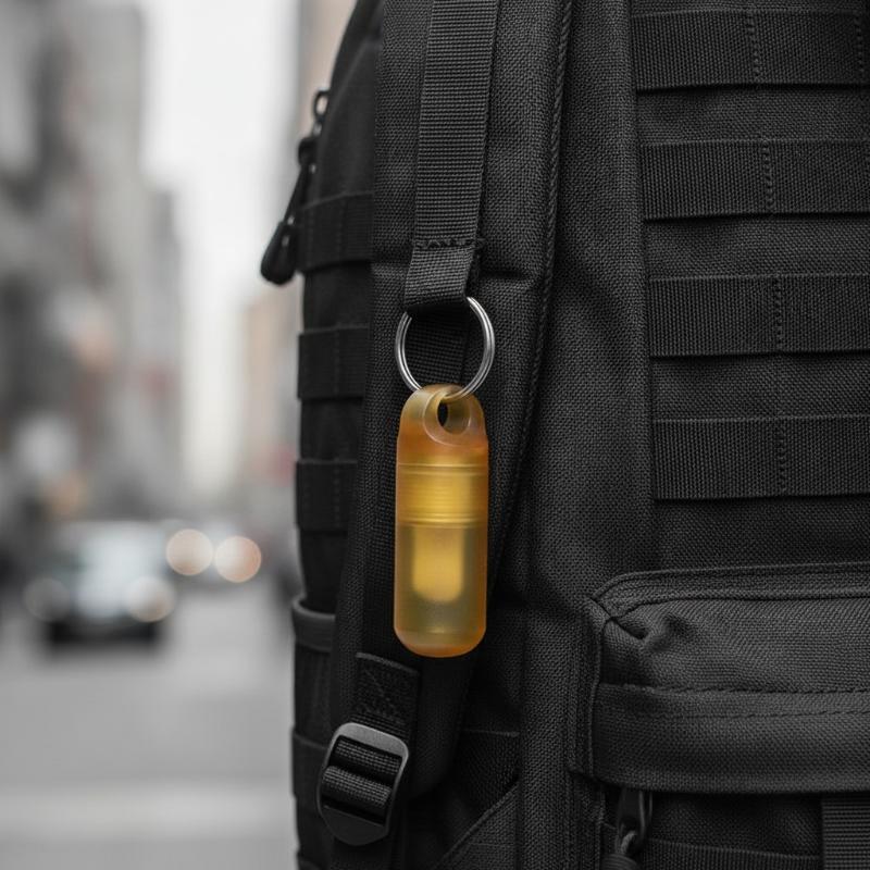 Edc Pill Carry - Kleine PEI-pillfles Multifunctionele opbergdoos Draagbaar buitengereedschap