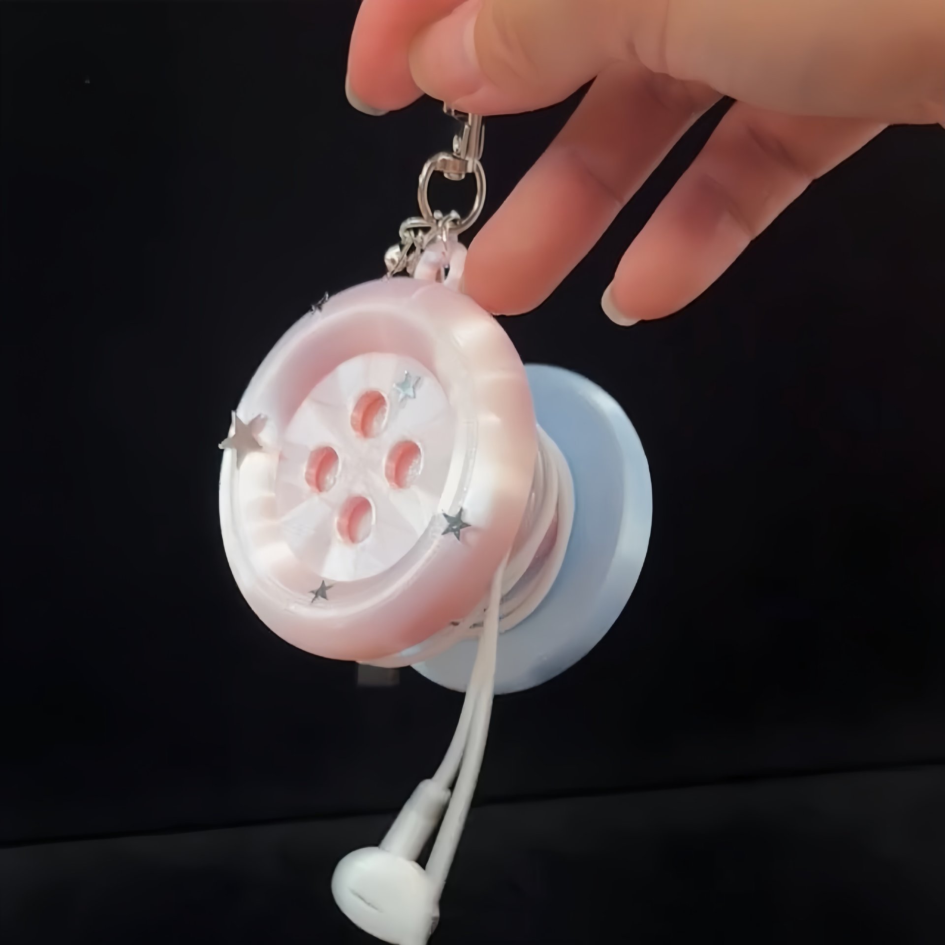 3D Kawaii Ronde Knop Ster Sleu - Cable Winder Keychain recensie en prijs