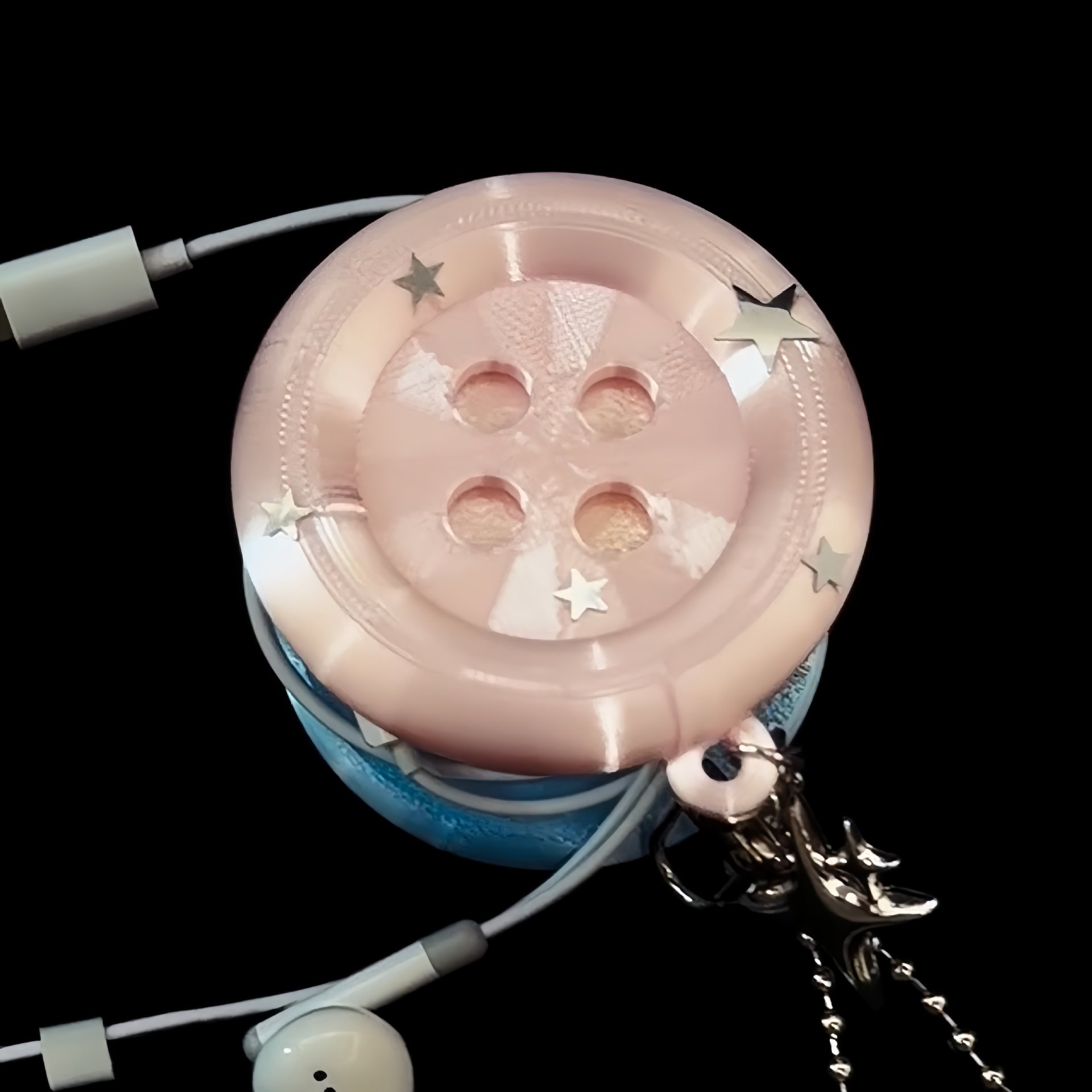 3D Kawaii Ronde Knop Ster Sleu - Cable Winder Keychain recensie en prijs