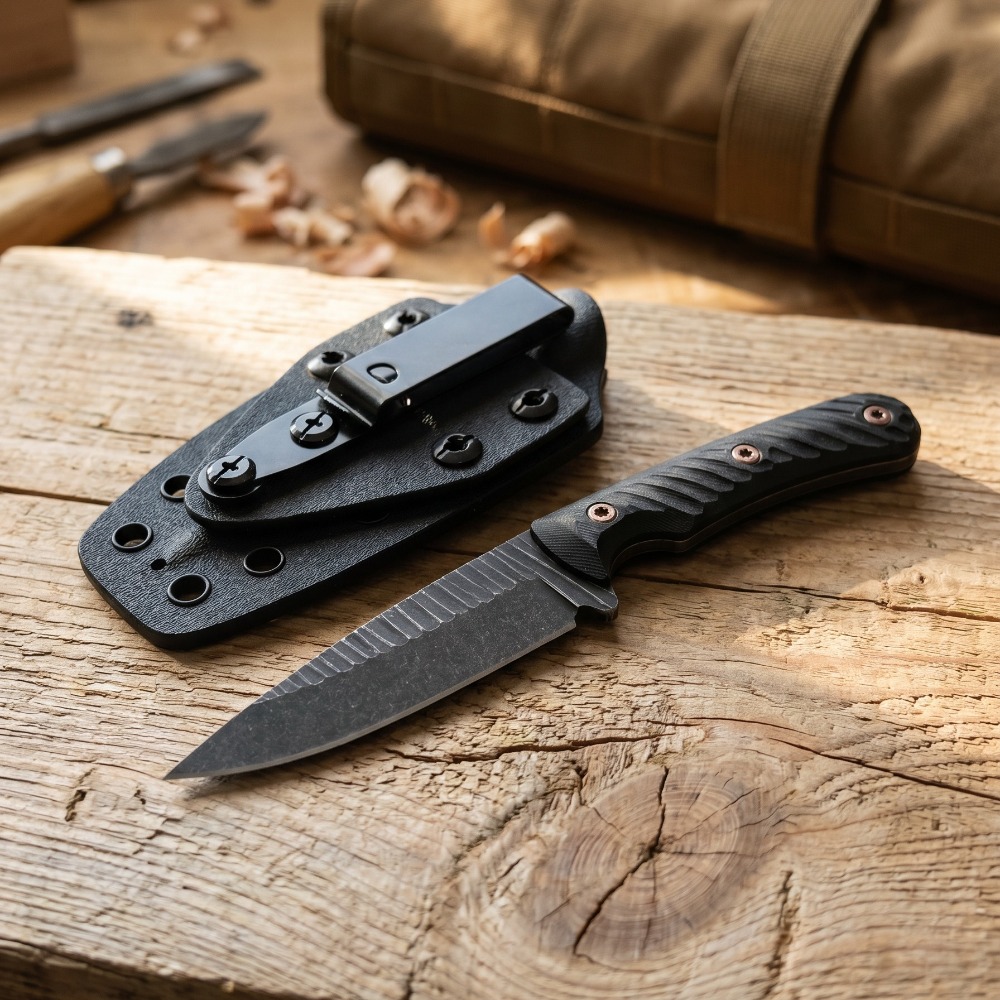 Volledig geïntegreerd bushcraf - Edc Concealed Carry Knife recensie en prijs