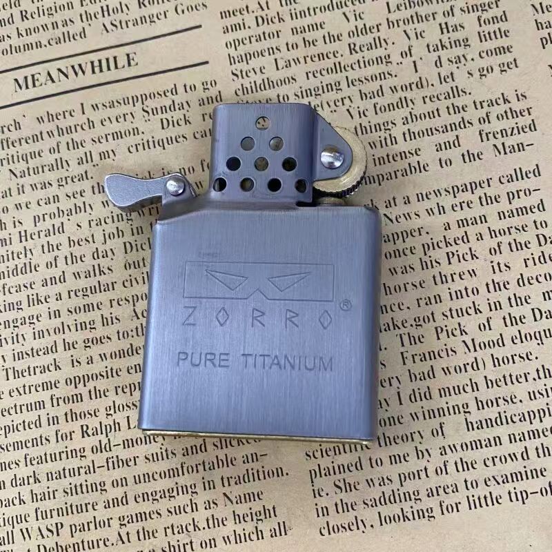 ZORRO 2026 nieuwe puur titaniu - Lighter Insert Zippo recensie en prijs