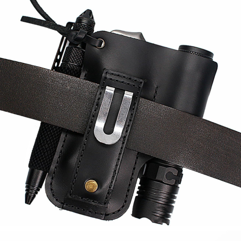 EDC Lederen Zaklamp- en Gereed - Edc Carry Belt Pouch recensie en prijs
