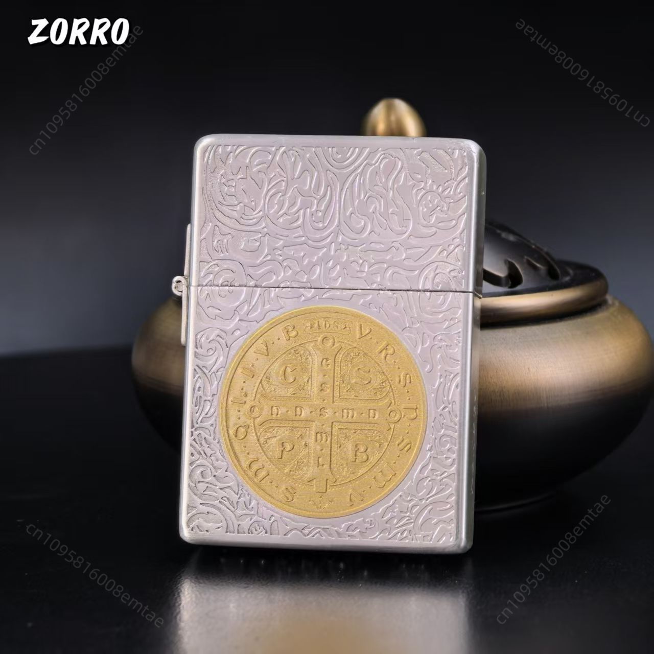 Zorro 906 Zilver Goud Tweekleu - Lighter Insert Zippo recensie en prijs