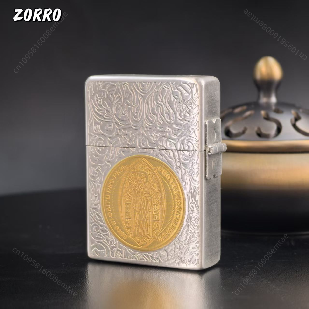 Zorro 906 Zilver Goud Tweekleu - Lighter Insert Zippo recensie en prijs